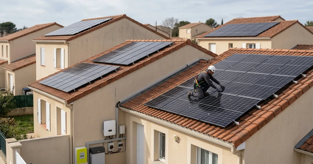 Installation de panneaux solaires en toiture à Saint-Jean-Cap-Ferrat